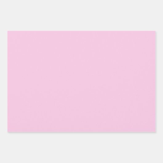 Rose in Rosa und Blau Geschenkpapier Set (Vorderseite 3)