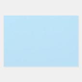 Rose in Rosa und Blau Geschenkpapier Set (Vorderseite 2)