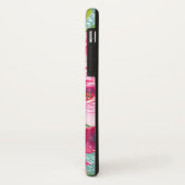 Rose in Rosa und Creme Aqua Glitzer Case-Mate iPhone Hülle (Hinten/Links)