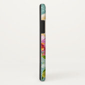 Rose in Rosa und Creme Aqua Glitzer Case-Mate iPhone Hülle (Hinten/Rechts)