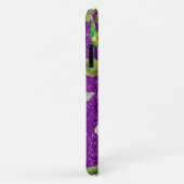 Rose in Rosa und Creme, Lila Glitzer Case-Mate iPhone Hülle (Hinten/Rechts)