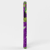 Rose in Rosa und Creme, Lila Glitzer Case-Mate iPhone Hülle (Hinten/Rechts)