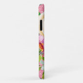 Rose in Rosa und Cremepinot Glitzer Case-Mate iPhone Hülle (Hinten/Rechts)