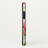 Rose in Rosa und Cremepinot Glitzer Case-Mate iPhone Hülle (Hinten/Rechts)