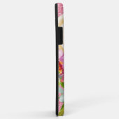 Rose in Rosa und Cremepinot Glitzer Case-Mate iPhone Hülle (Hinten/Rechts)