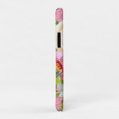 Rose in Rosa und Cremepinot Glitzer Case-Mate iPhone Hülle (Hinten/Rechts)