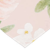 Rose in Rosa und Pfirsich Großer Tischläufer (Ecke)