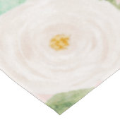 Rose in Rosa und Pfirsich Tischdecke (Schrägansicht)