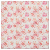 Rose in Rosa und Pfirsichfarben Stoff (Muster)