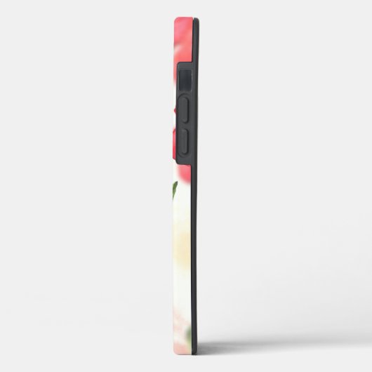 Rose in Rot und Rosa Case-Mate iPhone Hülle (Rückseite / Links)