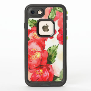 Rose in Rot und Rosa Weich mit viel Grün