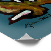 Rose in Thorns-Poster Poster (Ecke)