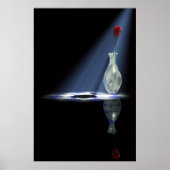 Rose in Vase 2 Poster (Vorne)