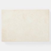 Rose individuell anpassbar - Gästebuch (Rückseite)