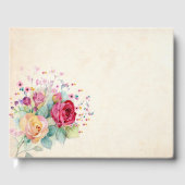 Rose individuell anpassbar - Gästebuch (Vorderseite)