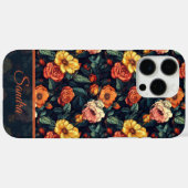 Rose Individuelle Name iPhone Case für Dankeschön (Rückseite (Horizontal))