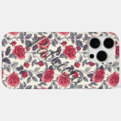 Rose Individuelle Name iPhone Case für den Telefon (Rückseite (Horizontal))