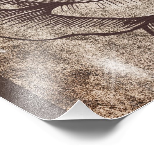 Rose Ink Drawing Fotodruck (Ecke)