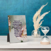 Rose Isaiah 53:5 Zitat Fotoplatte (Seite)