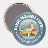Rose Island Light Magnet (Vorderseite/Rückseite)