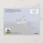 Rose Island Lighthouse, Newport, Rhode Island Postkarte (Rückseite)