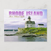 Rose Island Lighthouse, Newport, Rhode Island Postkarte (Vorderseite)