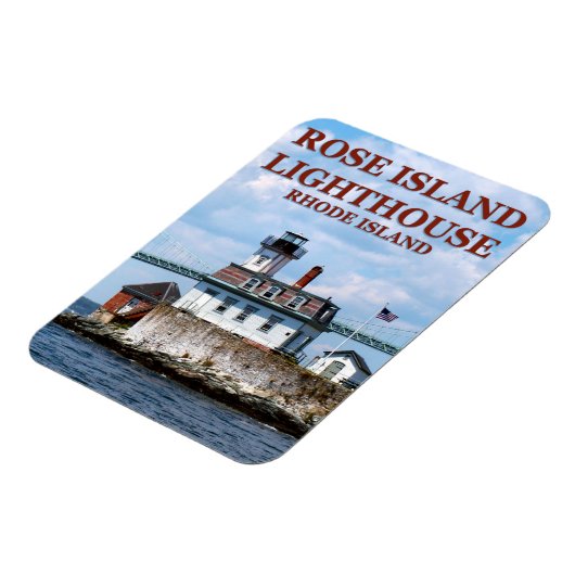 Rose Island Lighthouse, Rhode Island Flexi Magnet (Linke Seite)