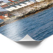 Rose Island Lighthouse, Rhode Island Foto Print (Ecke)