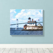 Rose Island Lighthouse, Rhode Island Leinwanddruck (Insitu (Holzboden))