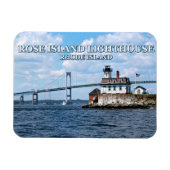 Rose Island Lighthouse, Rhode Island Magnet (Horizontal)