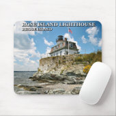 Rose Island Lighthouse, Rhode Island Mousepad (Mit Mouse)