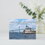Rose Island Lighthouse, Rhode Island Postcard Postkarte (Stehend Vorderseite)