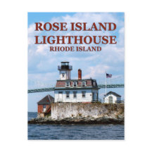 Rose Island Lighthouse, Rhode Island Postcard