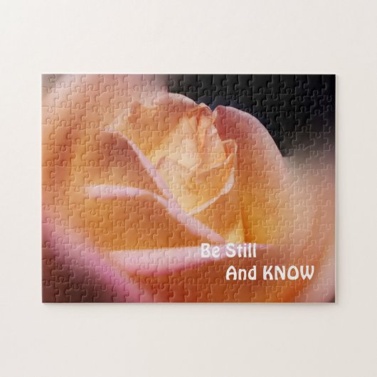 Rose ist immer noch inspirierendes Zitat Puzzle (Horizontal)