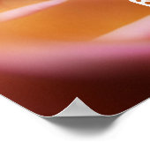 Rose ist immer noch und weiß inspirierendes Zitat Poster (Ecke)