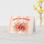 Rose Jahrestag Karte (Gelbe Blume)