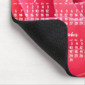 Rose Jährlicher Kalender 2018 Mauspads (Ecke)