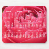 Rose Jährlicher Kalender 2019 Mauspads (Vorne)