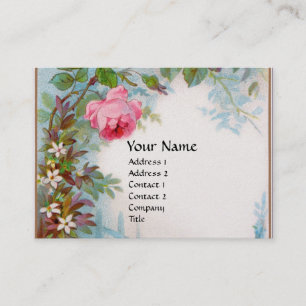 ROSE & JASMINEN MONOGRAM GEM rosa Gold Visitenkarte