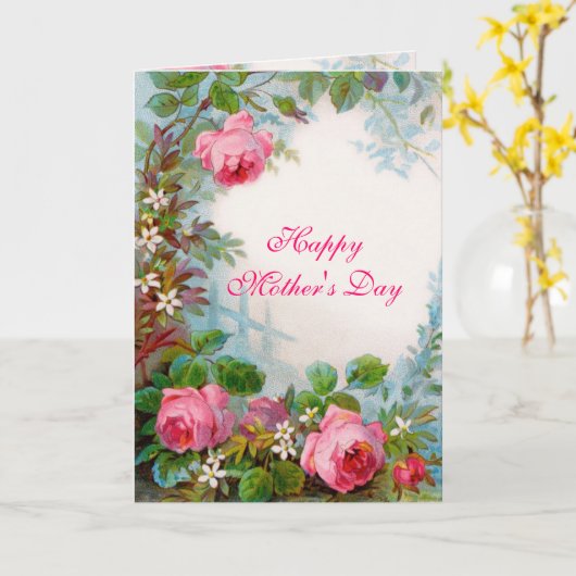 ROSE & JASMINES, Frohe Muttertag Karte (Gelbe Blume)