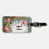 - ROSE & JASMINES MONOGRAMM GEPÄCKANHÄNGER (Vorderseite horizontal)