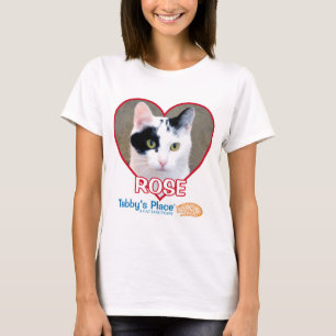 Rose - Jersey-T-Shirt der Weißen T-Shirt