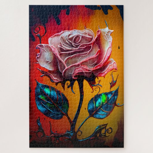 Rose Jigsaw Puzzle (Vertikal)