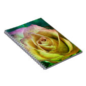 Rose Journal oder Notebook Notizblock (Rechte Seite)