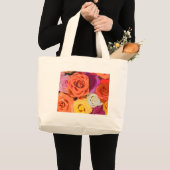 Rose Jumbo Stoffbeutel (Vorderseite (Produkt))