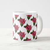 Rose Jumbo-Tasse (Vorderseite Rechts)