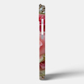 Rose Juxtapose extra Schutz Monogramm Case-Mate iPhone Hülle (Rückseite / Links)