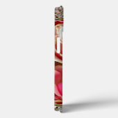 Rose Juxtasie-Monogramm Case-Mate iPhone Hülle (Rückseite / Rechts)