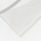 Rose & Kaffee Riesenvolleyball gestreift Fleecedecke (Ecke)