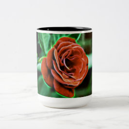 Rose Kaffee Tasse